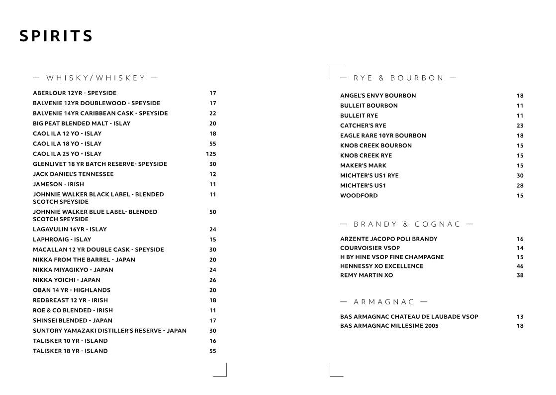 Menu di Paparazzo Bar & Rooftop 