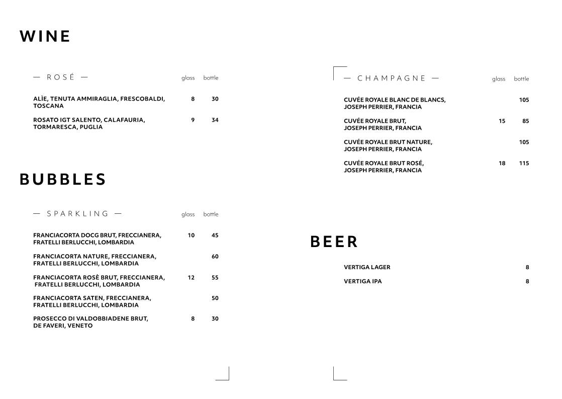 Menu di Paparazzo Bar & Rooftop 