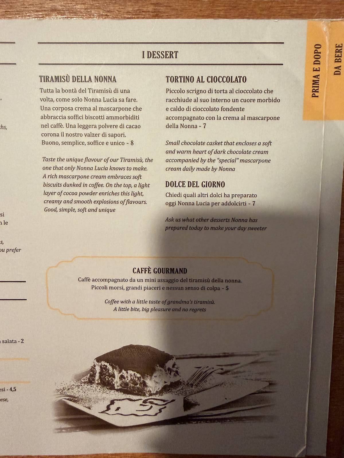 Menu di Pasta d’Autore 