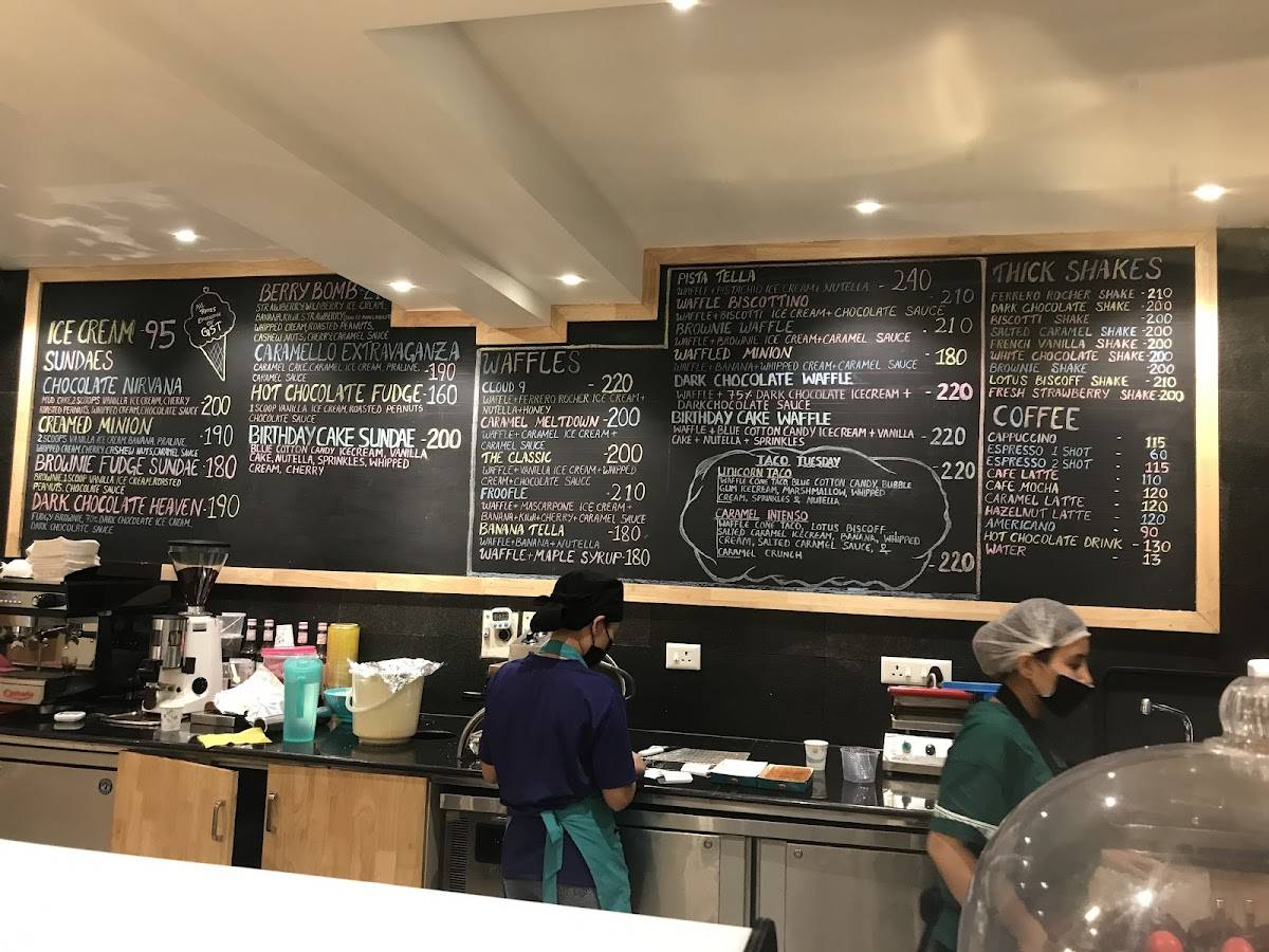 Paul's Creamery menu