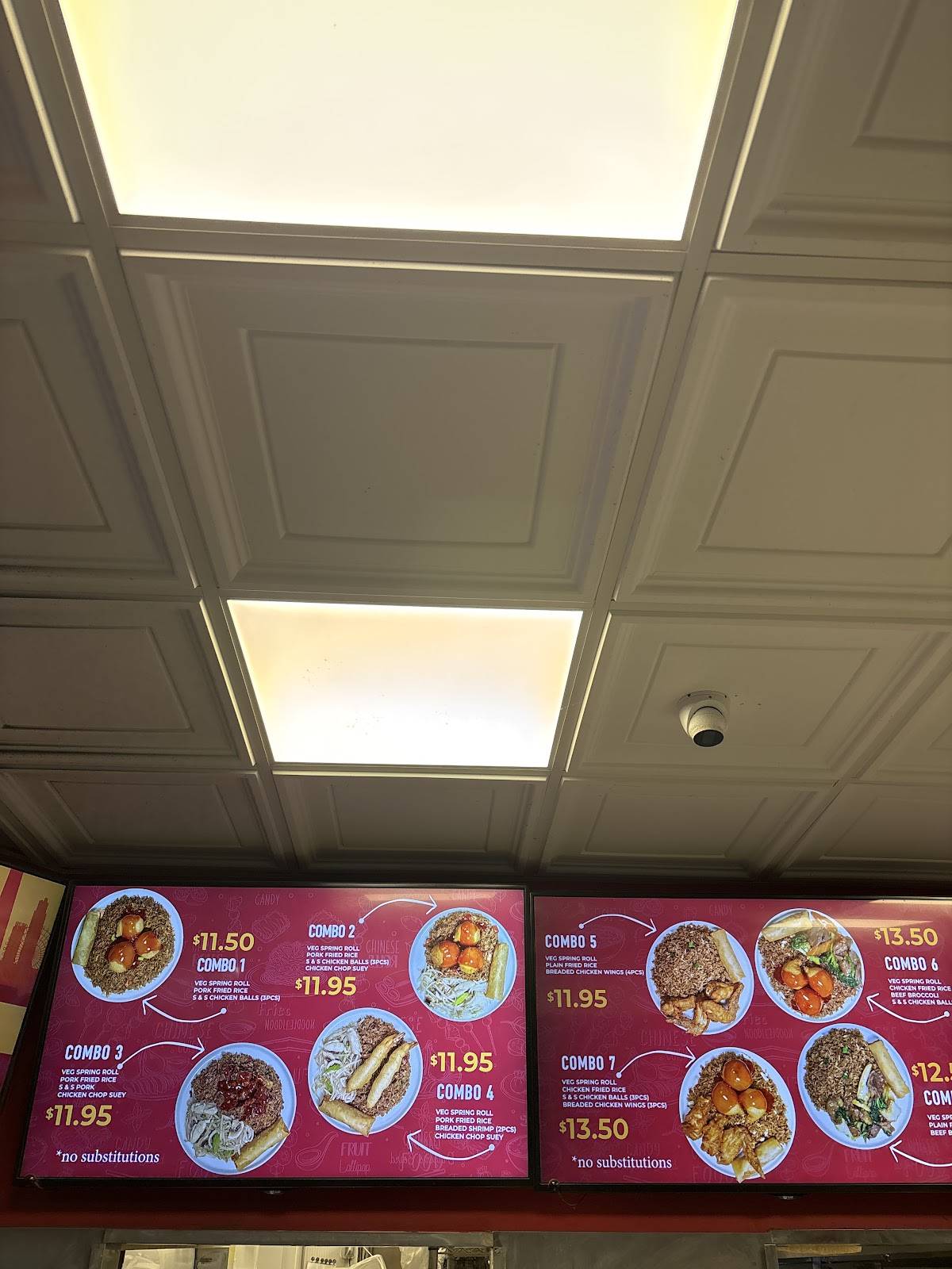 Menu de Peking Express since 1984
