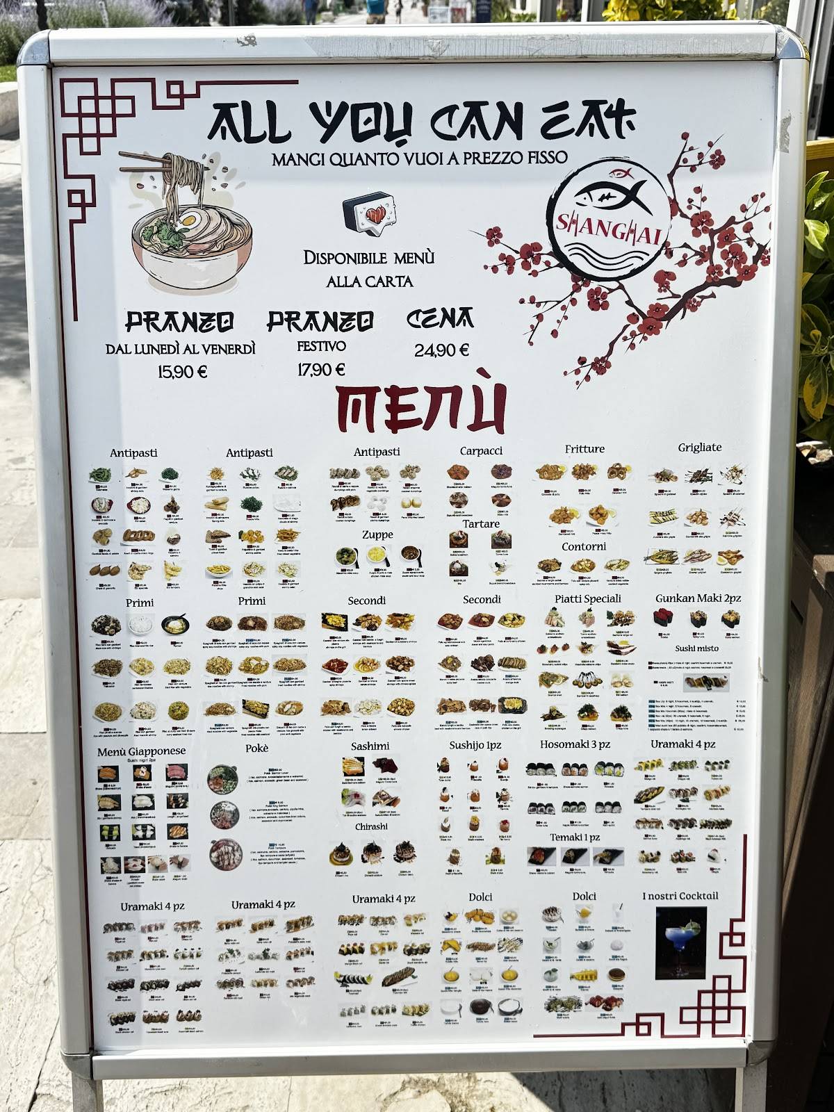 Menu di Ristorante Shang Hai 