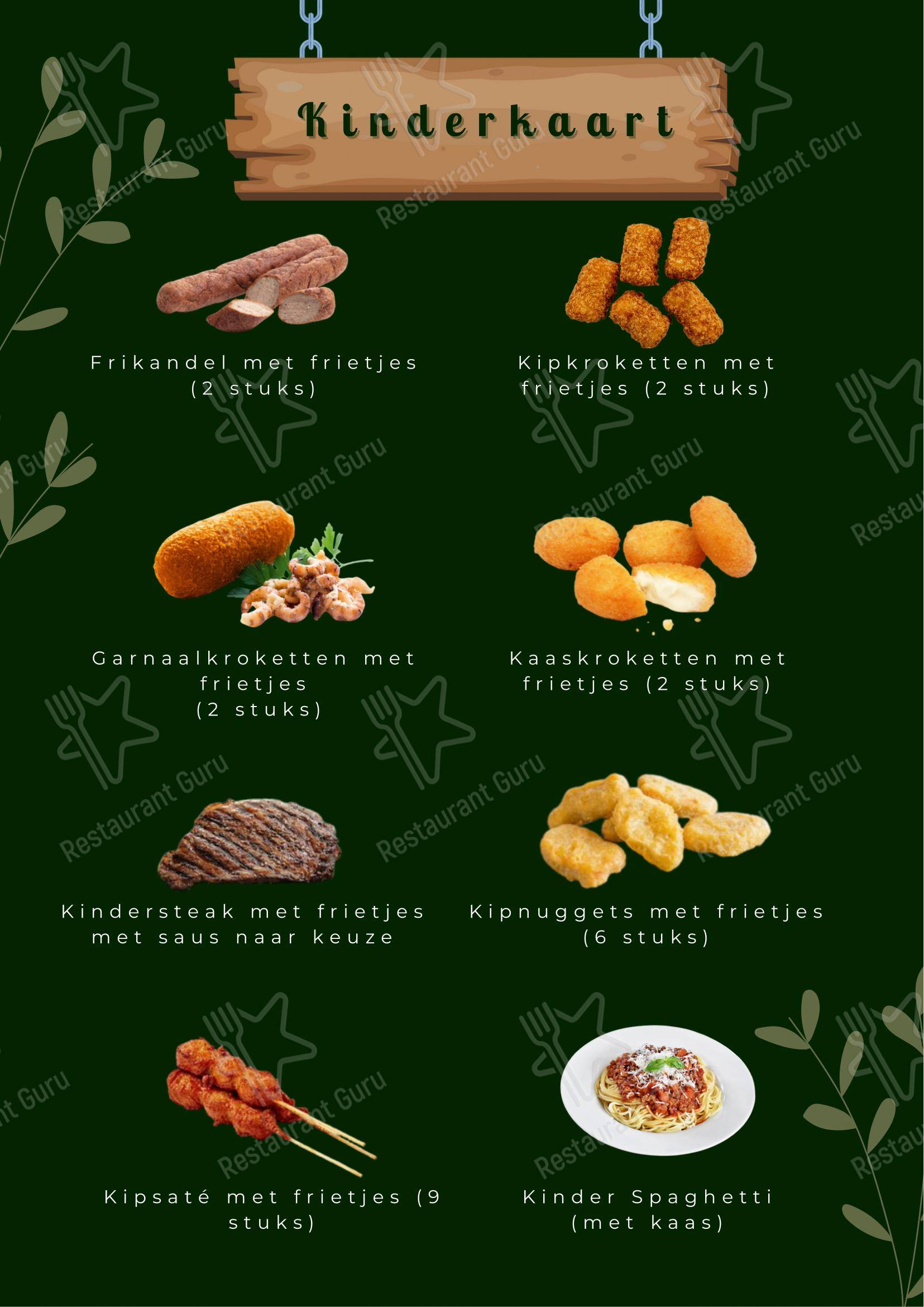 Menu pour Petrouska dans Roulers