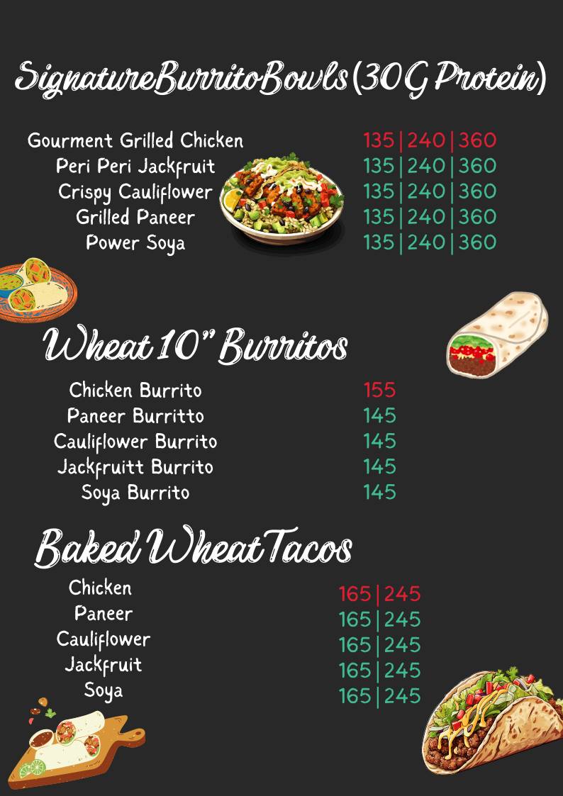 Picante Pizzeria & Taqueria menu