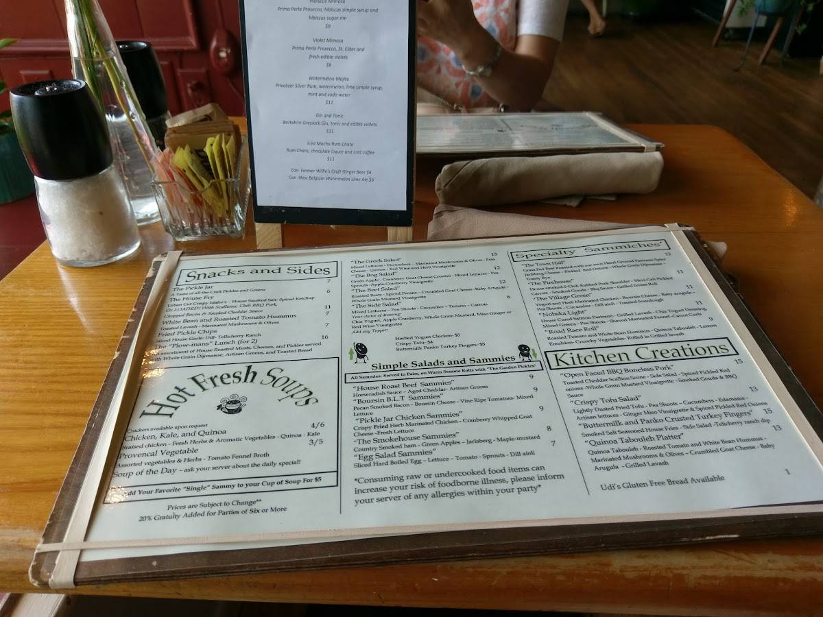 Menu at Pickle Jar Kitchen cafe, Falmouth