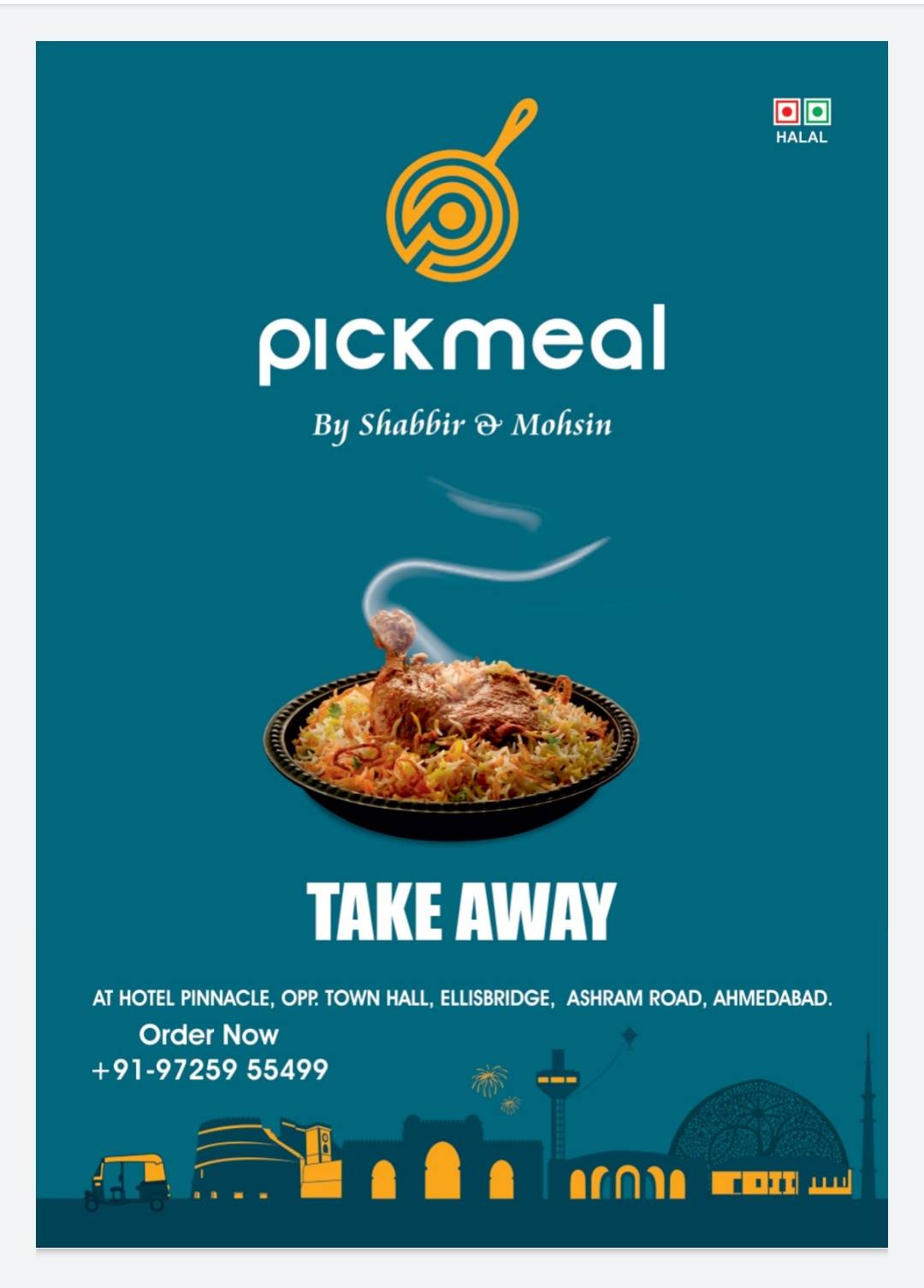 Pickmeal menu