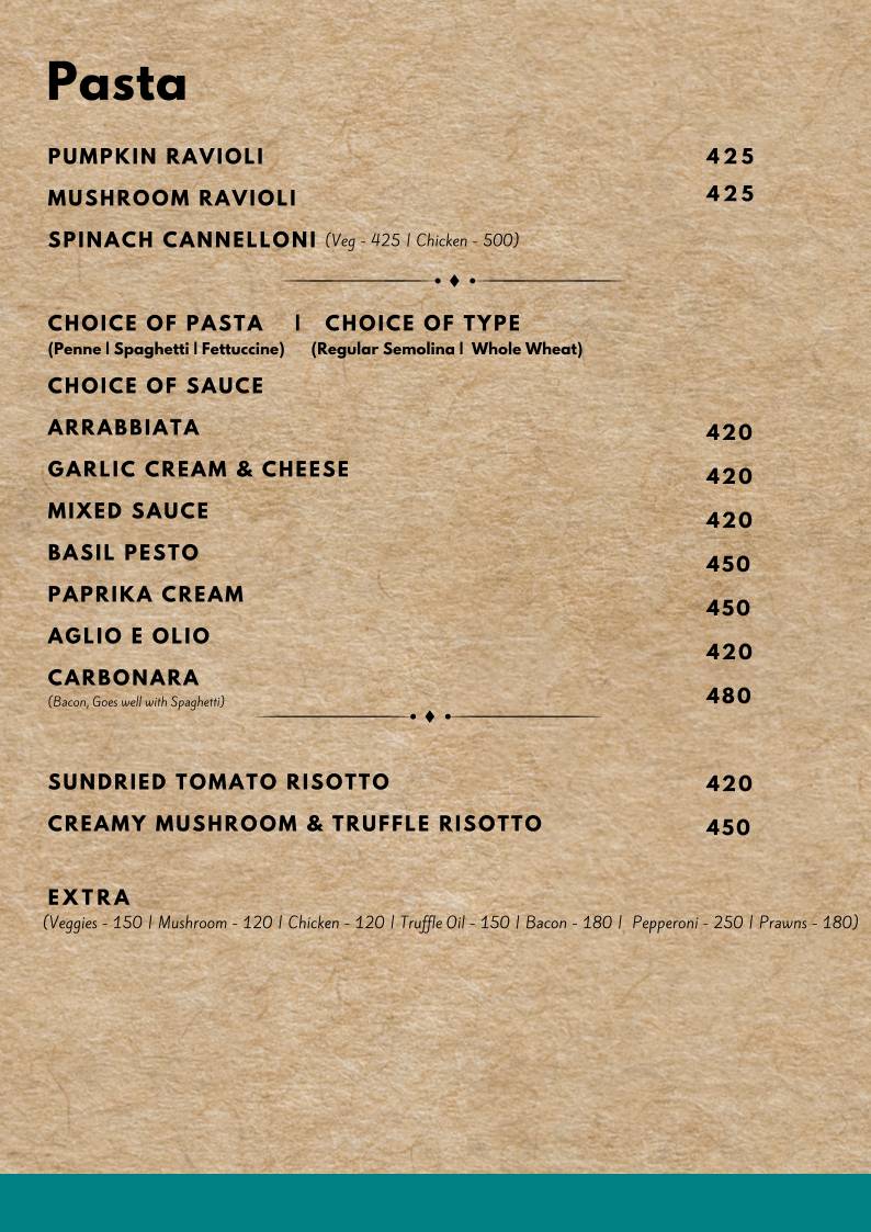 Pico - Pizzeria & Coffee Bar menu