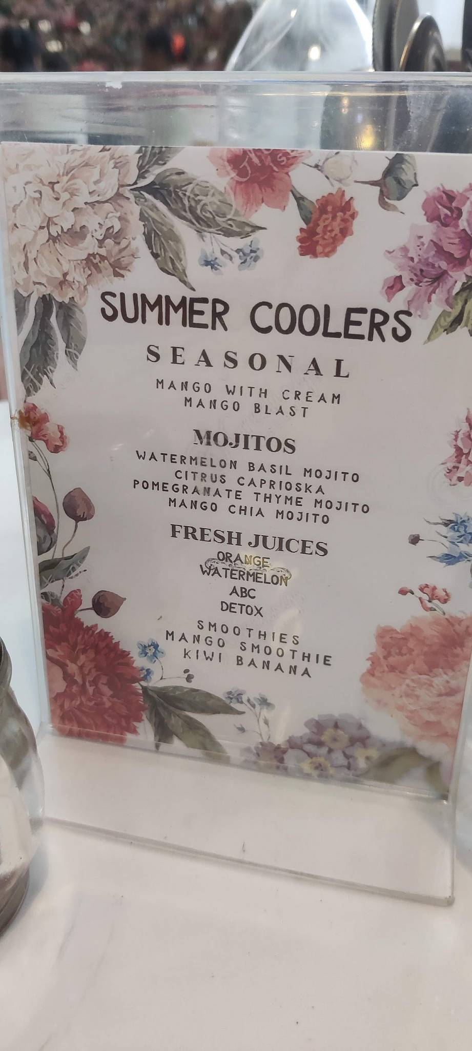 Pimlico Kothrud menu