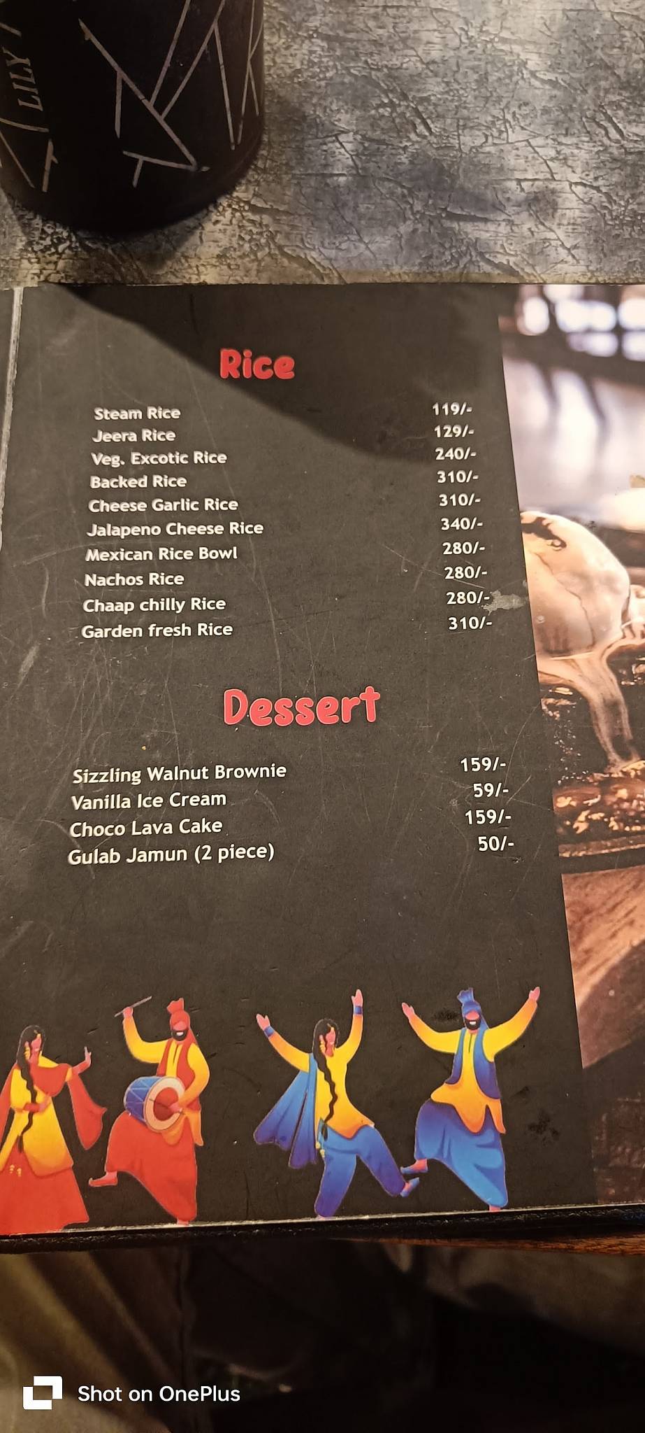 Pind Lahori Yaaro Daa Pind menu