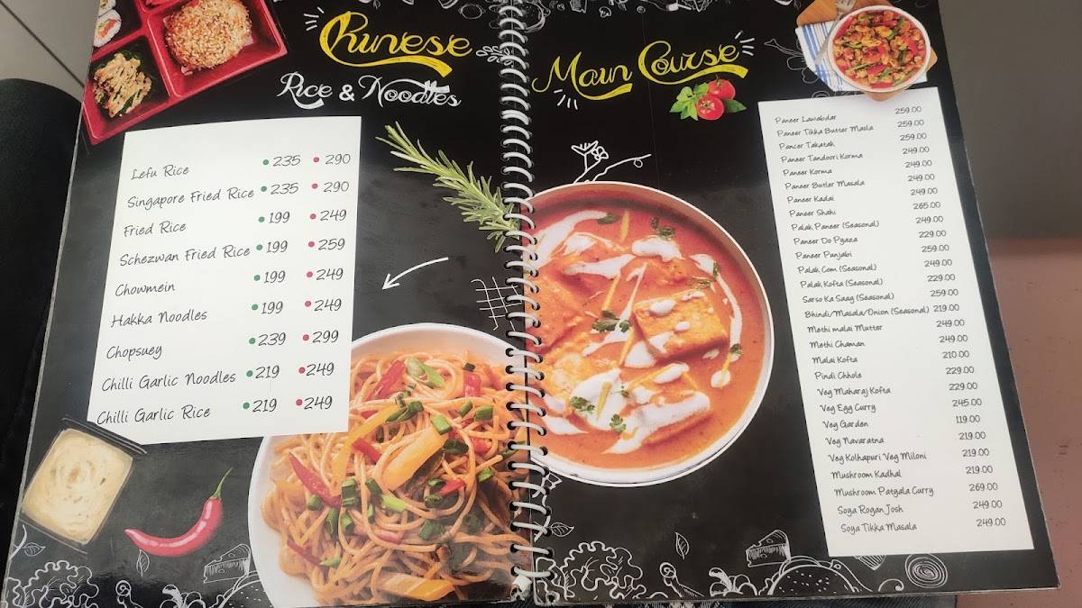 Pink Door menu