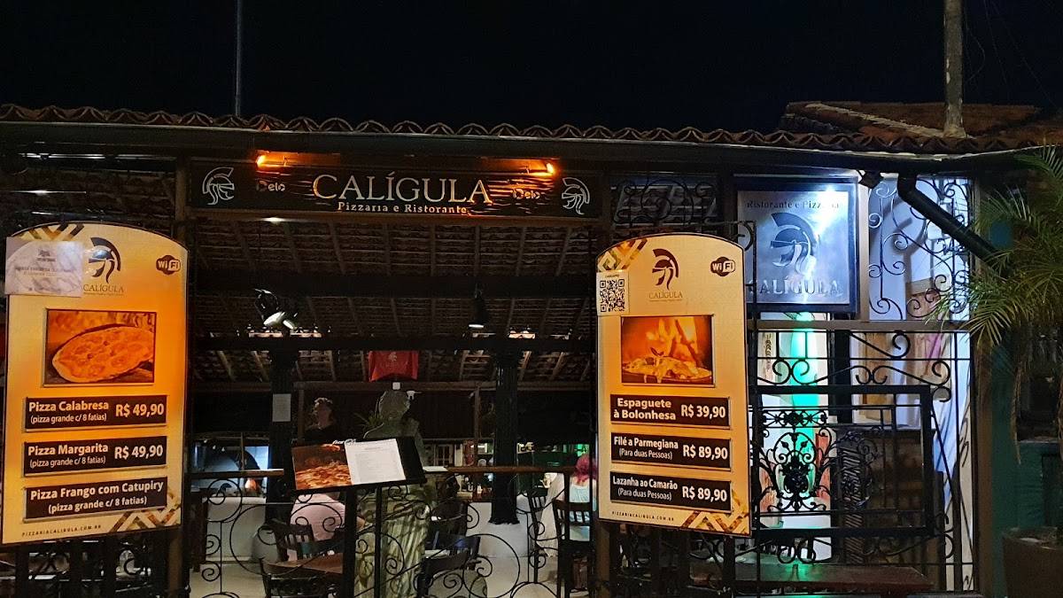 Calígula cardápio