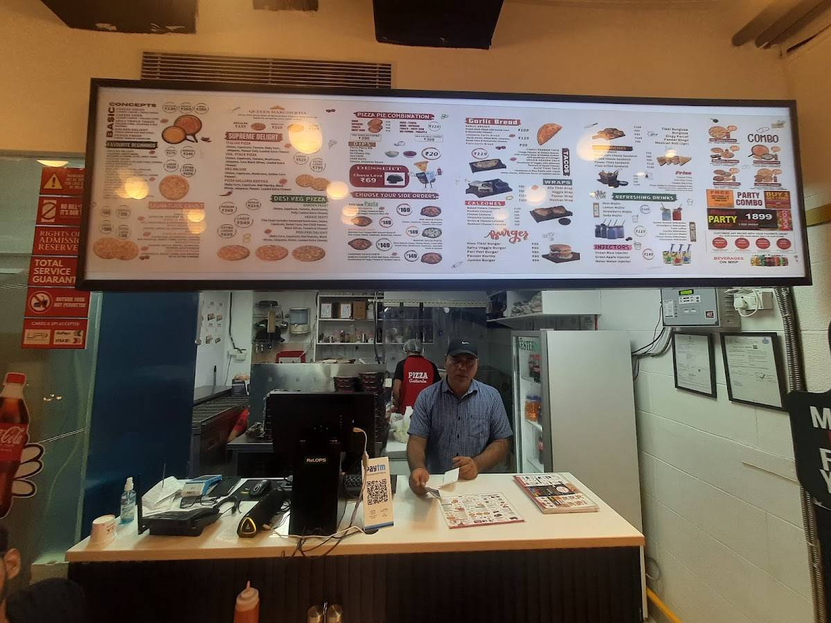 Pizza Galleria Palam vihar menu
