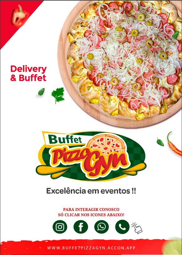 Pizza Gyn Delivery & Buffet cardápio