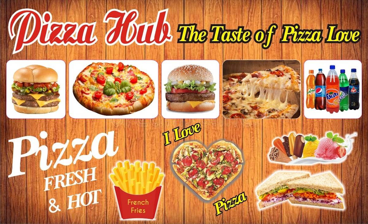 Pizza Hub menu