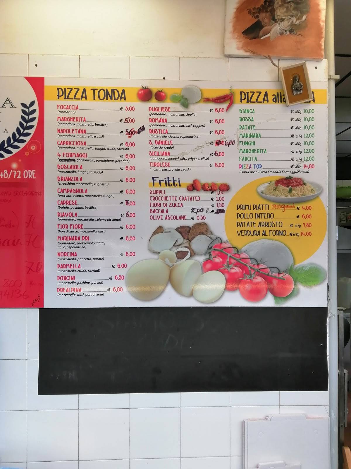 Menu di Pizza Pri 