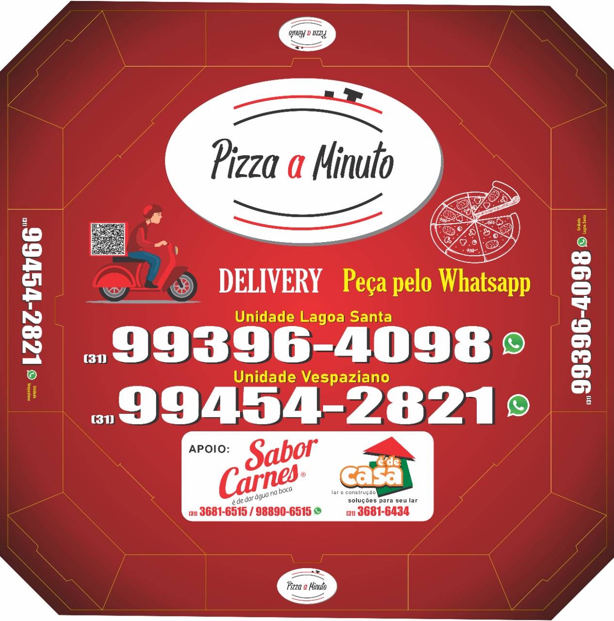 Pizza a Minuto cardápio