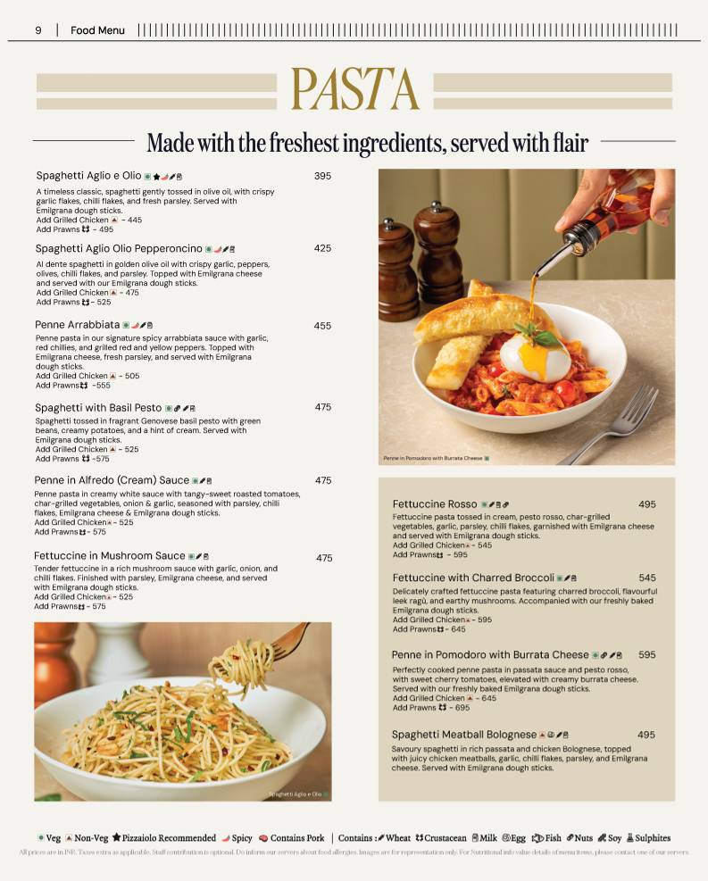 PizzaExpress menu