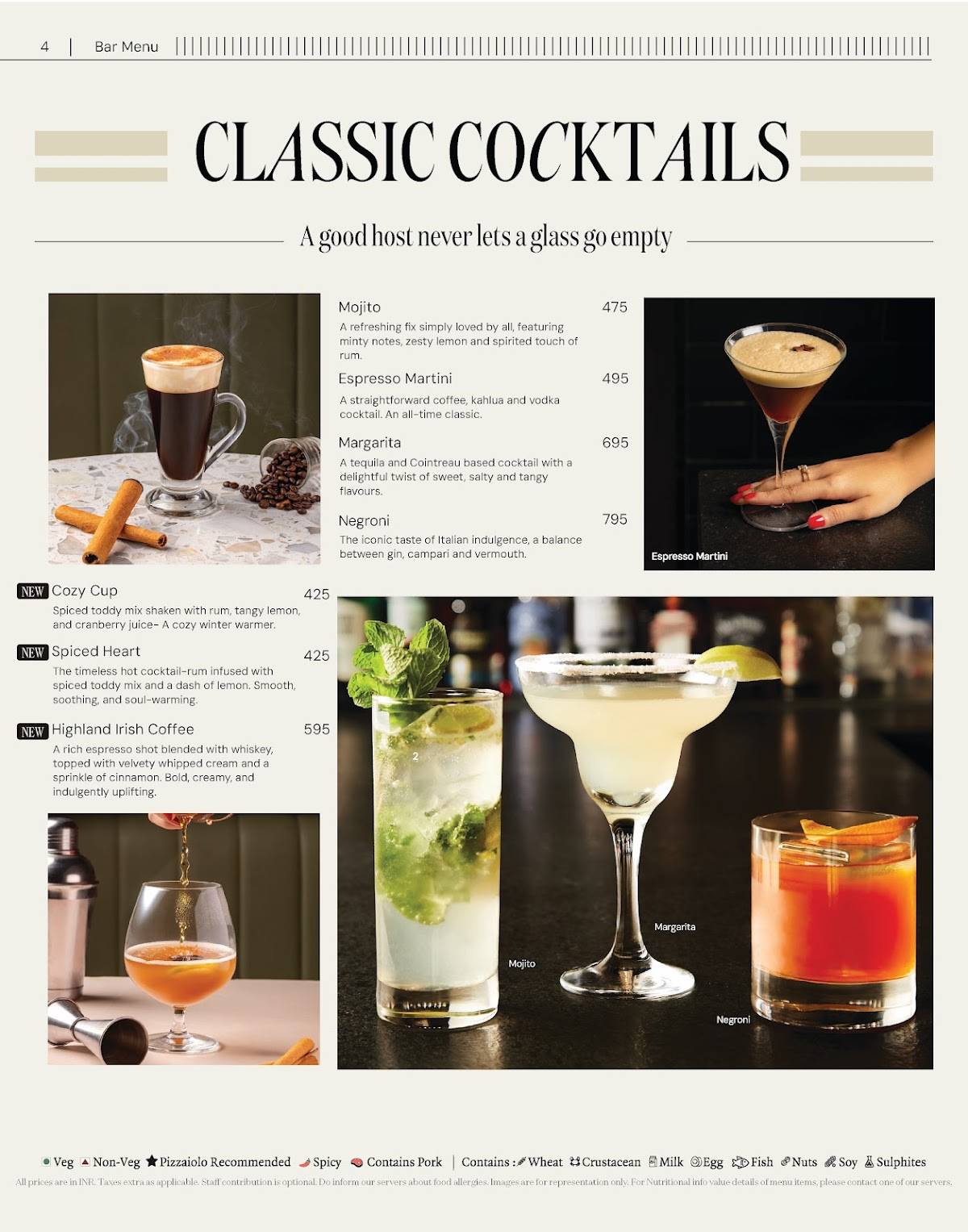 PizzaExpress menu