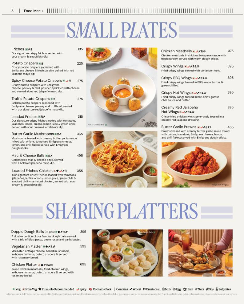 PizzaExpress menu
