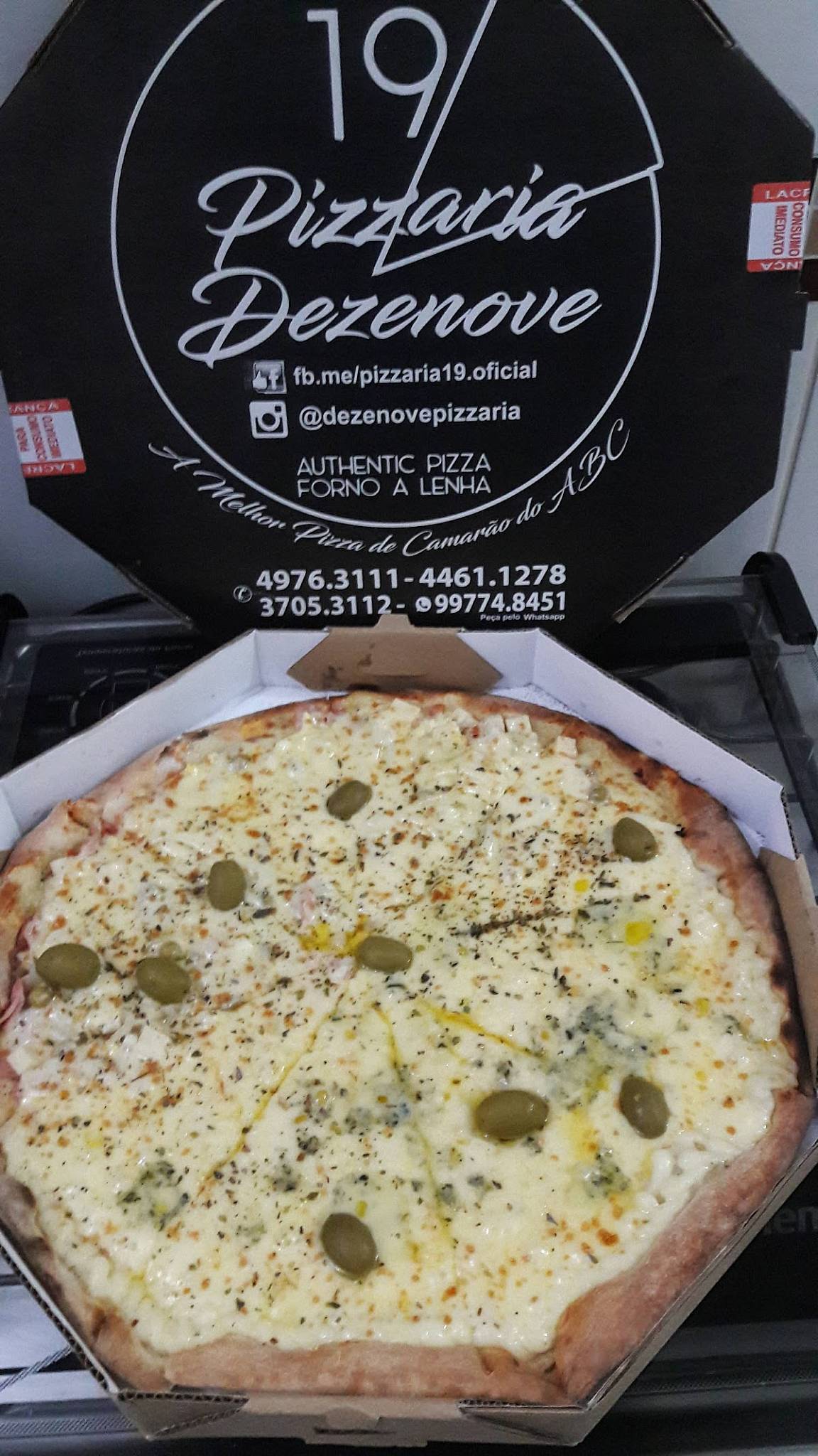 19 Pizzaria cardápio