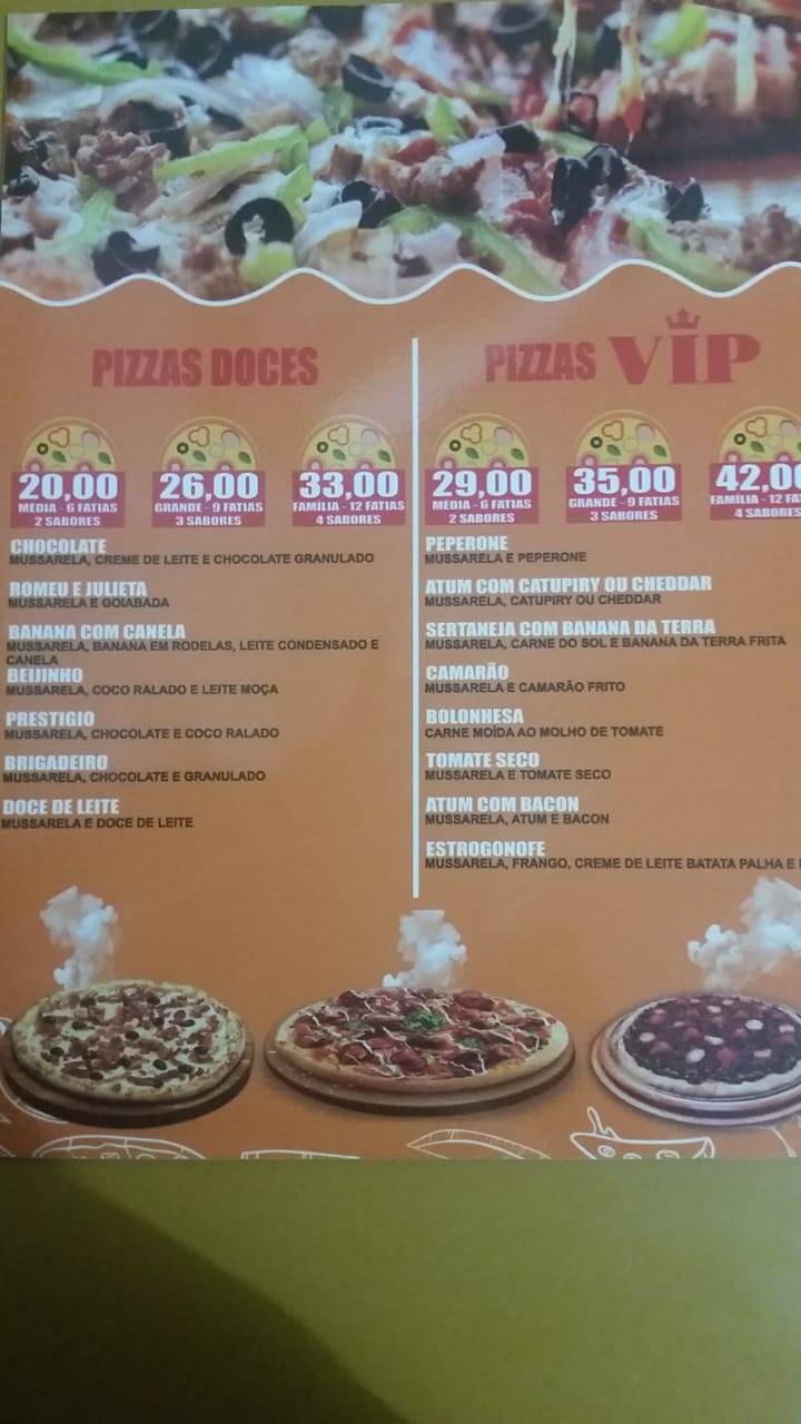 Pizzaria Gomes cardápio