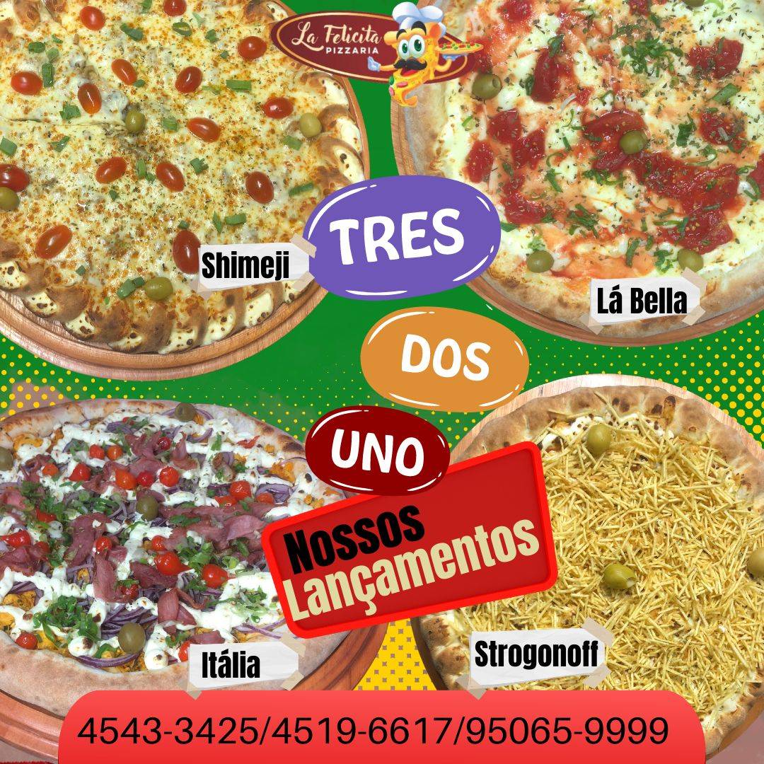 Pizzaria La Felicita cardápio