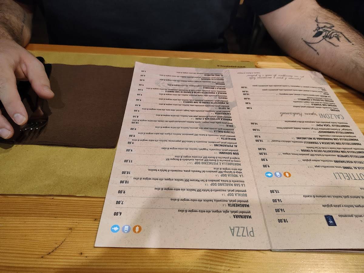 Menu di Casa Pepe Pizze e Cucina 