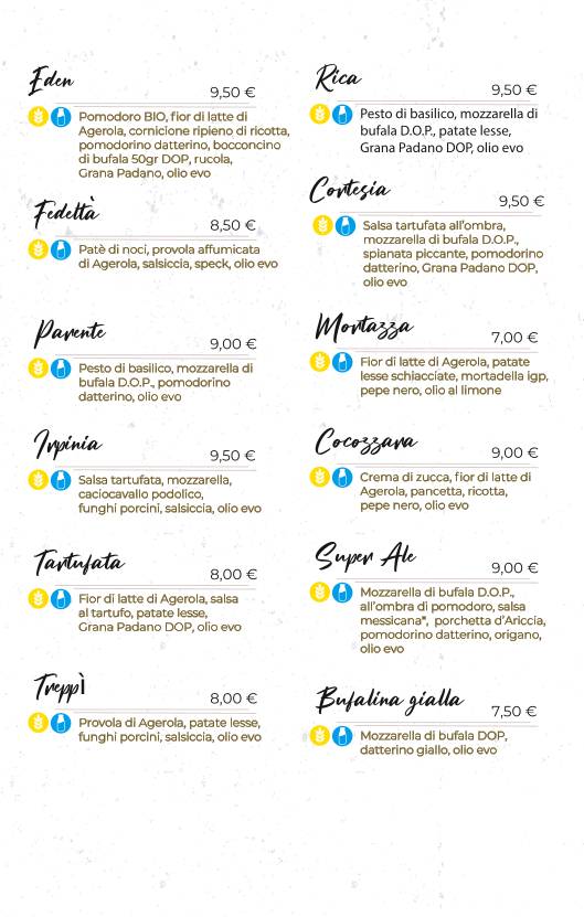 Menu di Erreclub di Antonio Ragno 