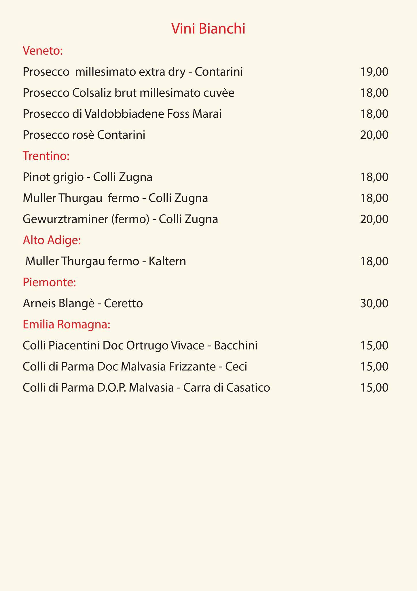 Menu di Tramonti 2 