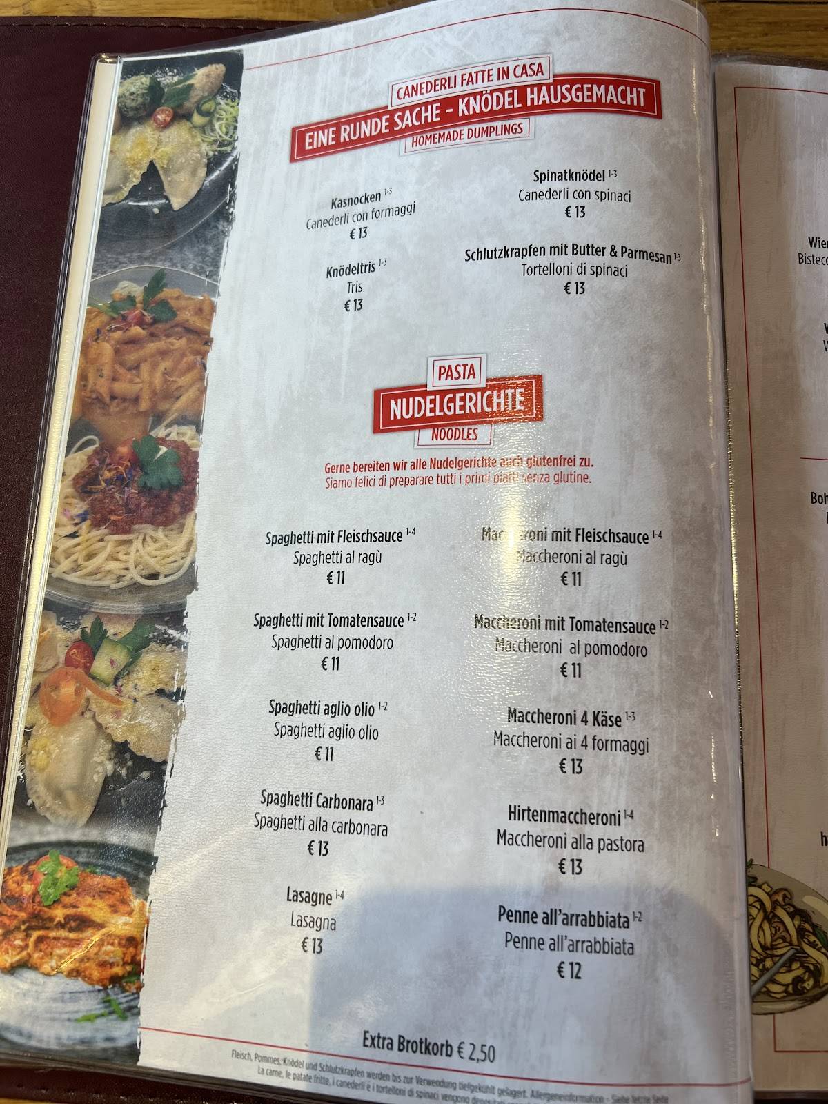 Menu di Imbiss Bar Rosticceria Brennero...pizzeria 