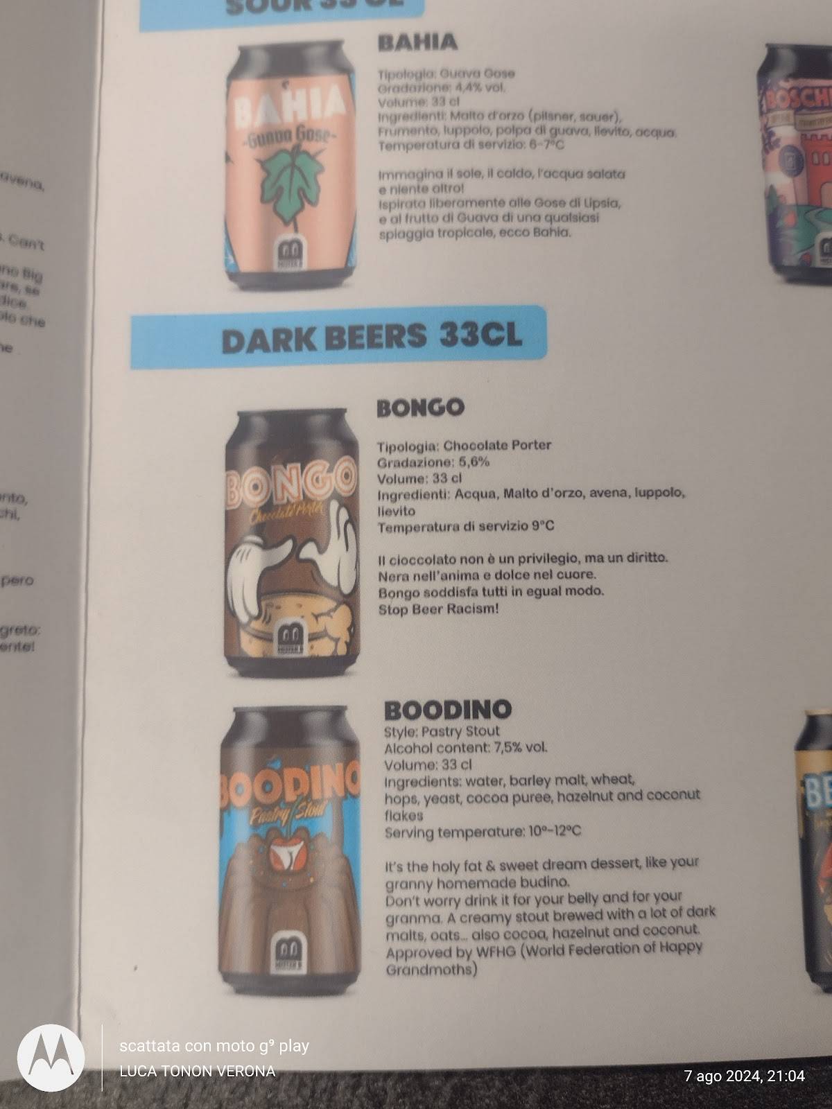 Menu di Pizzeria Semplice di Luca Gianlorenzi 