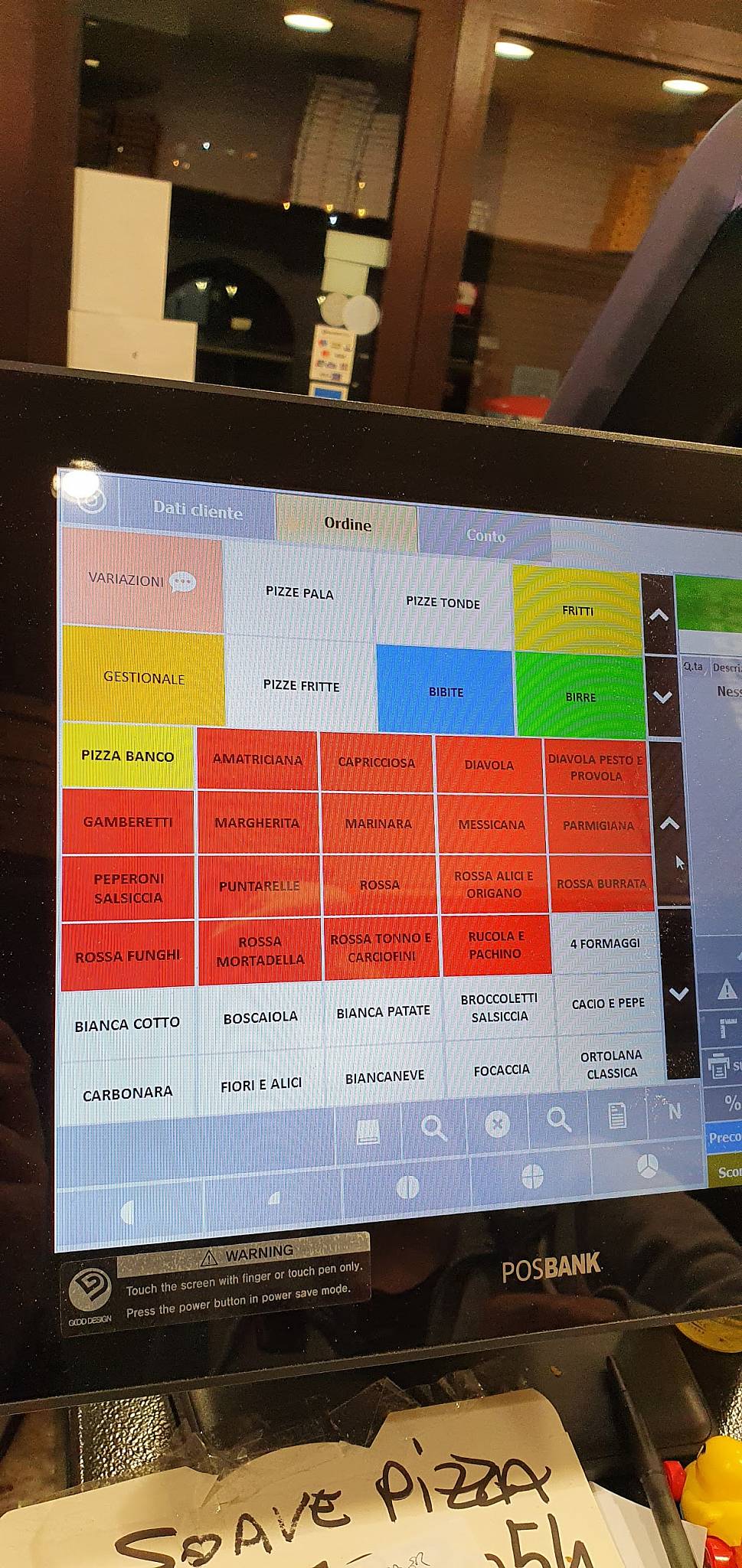 Menu di Pizzeria Soave 
