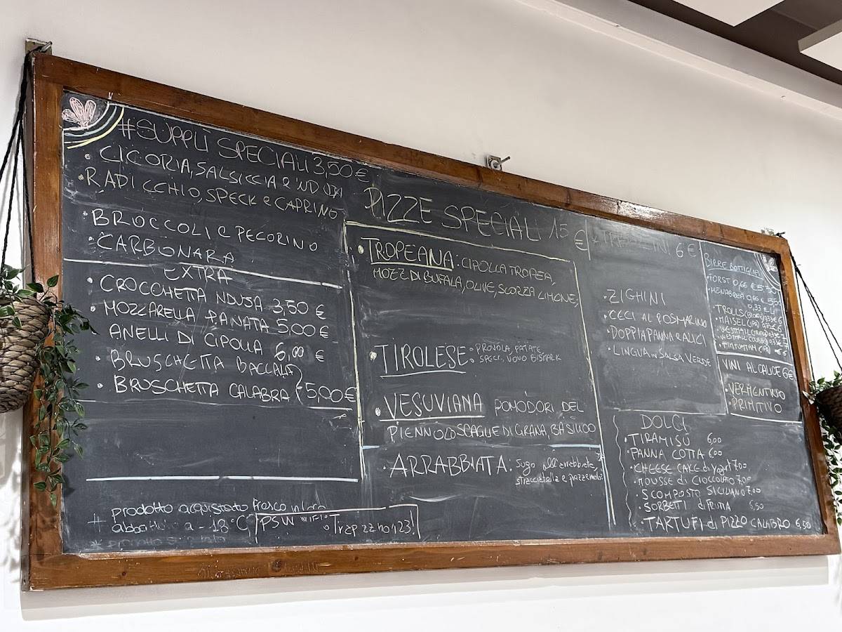 Menu di Tonda 