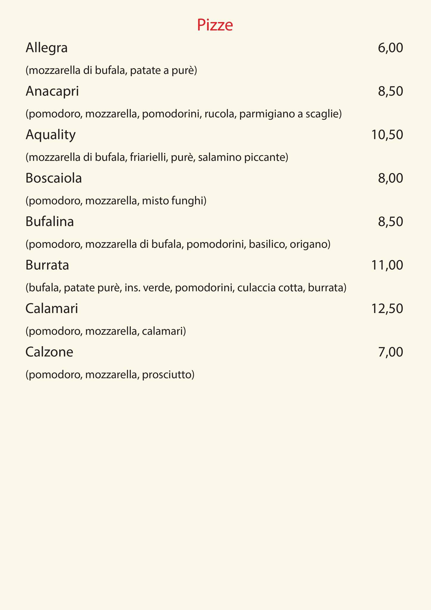 Menu di Tramonti 2 