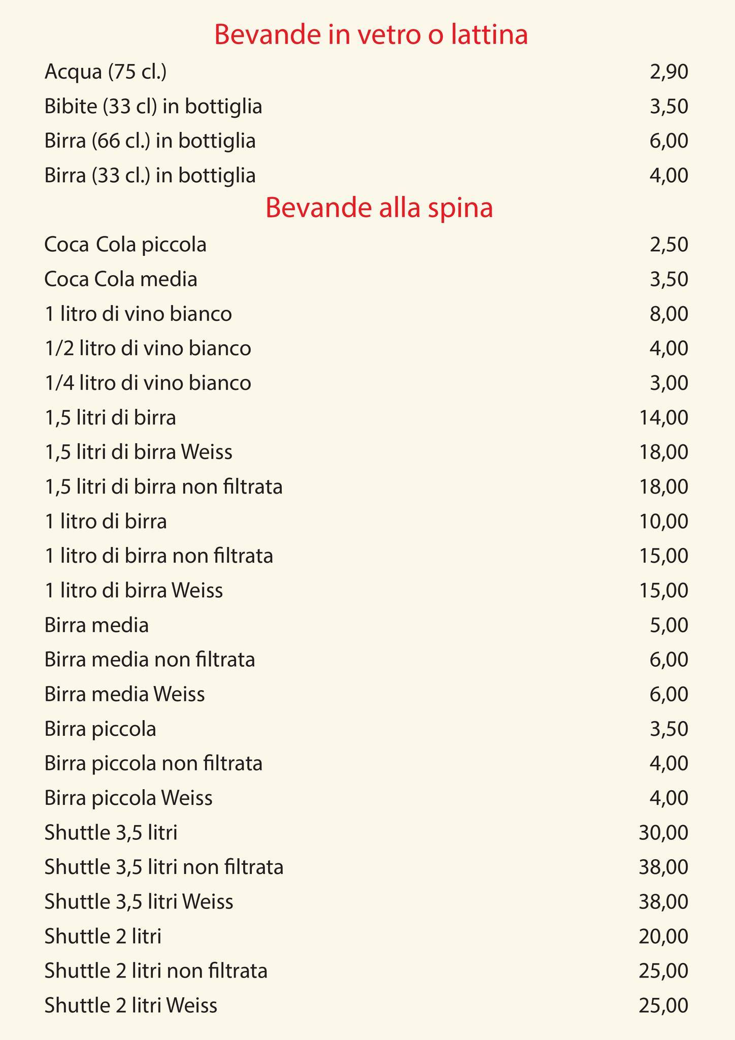 Menu di Tramonti 2 