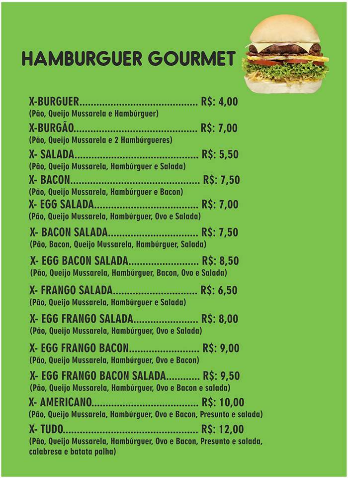 Milk Shake e Companhia Planaltina DF cardápio