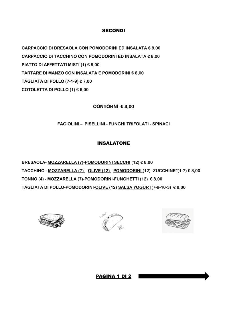 Menu di Platinvmcafè 