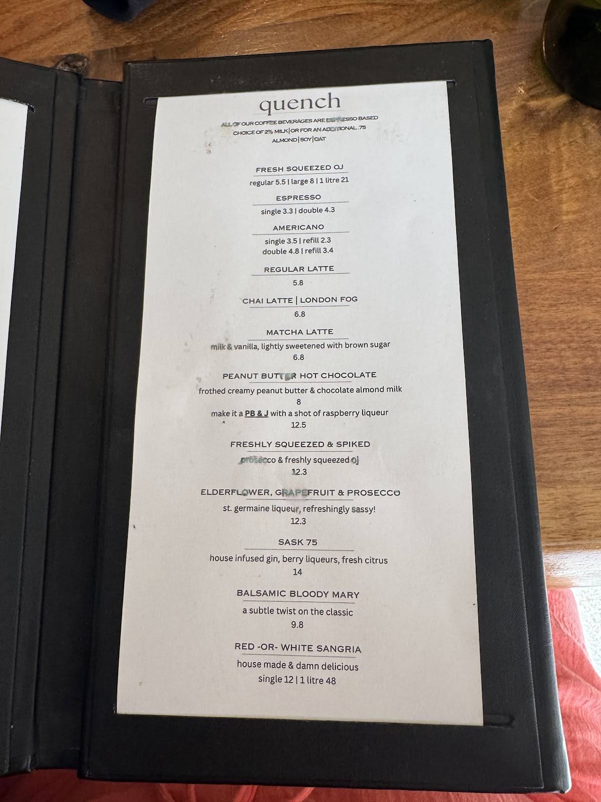 Menu de Poached Breakfast Bistro