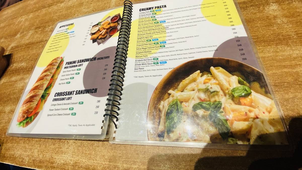 Pokket Cafe-Atria menu