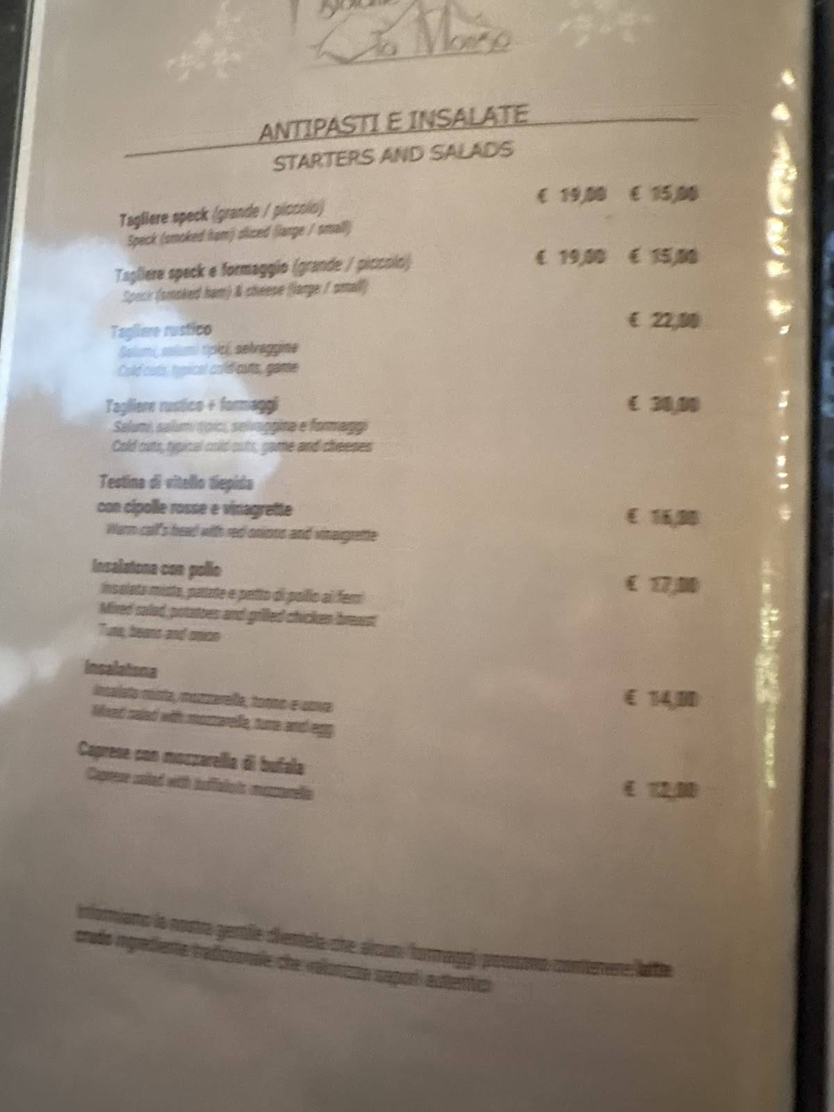 Menu di Ta Mongo 