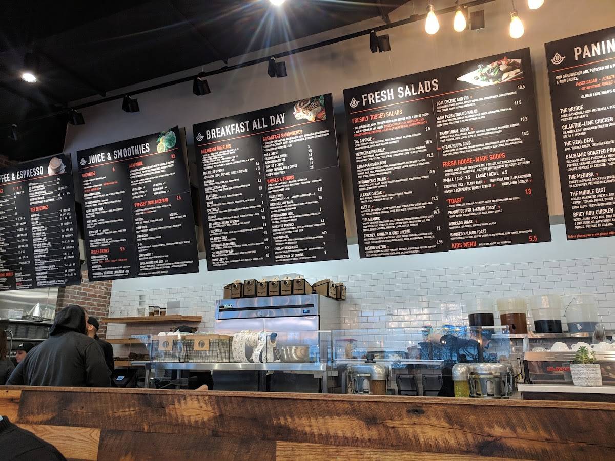 Menu at Pressed Cafe Burlington, Burlington