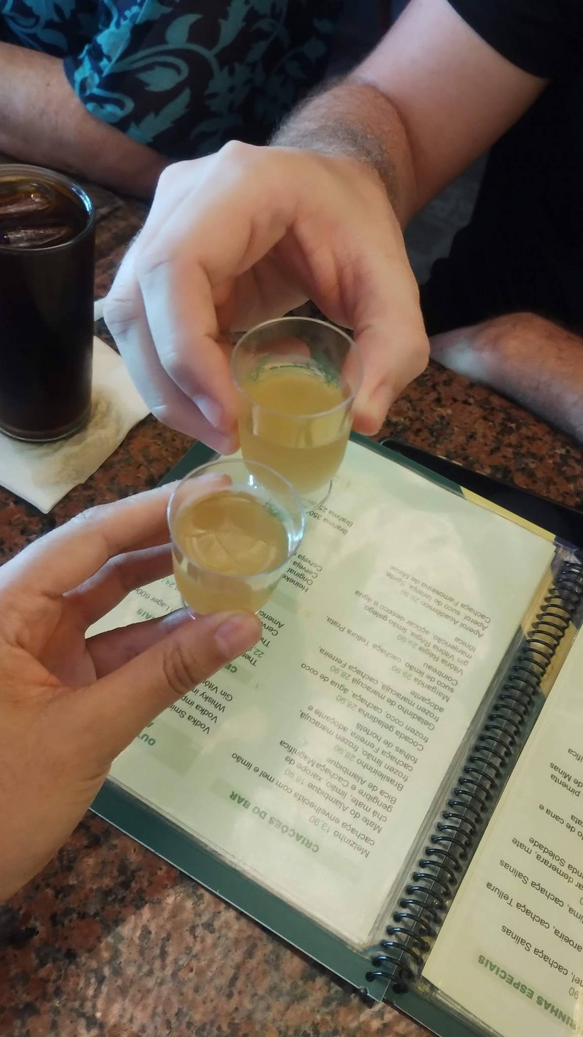 Academia da Cachaça cardápio