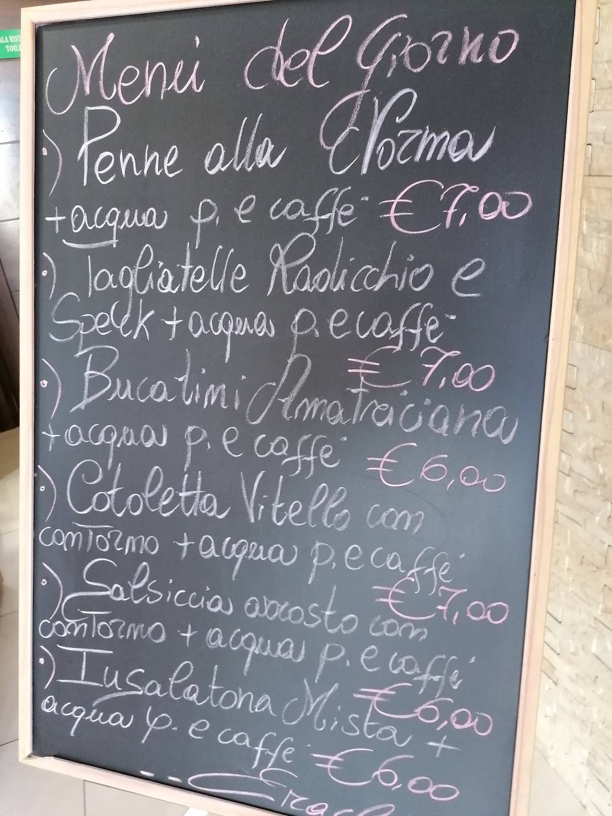 Menu di Bar Eracles 