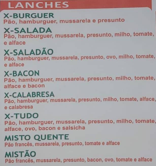 Cardozo delivery cardápio