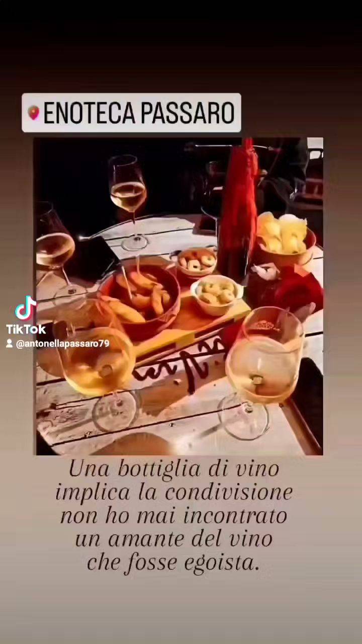 Menu di Enoteca Passaro 