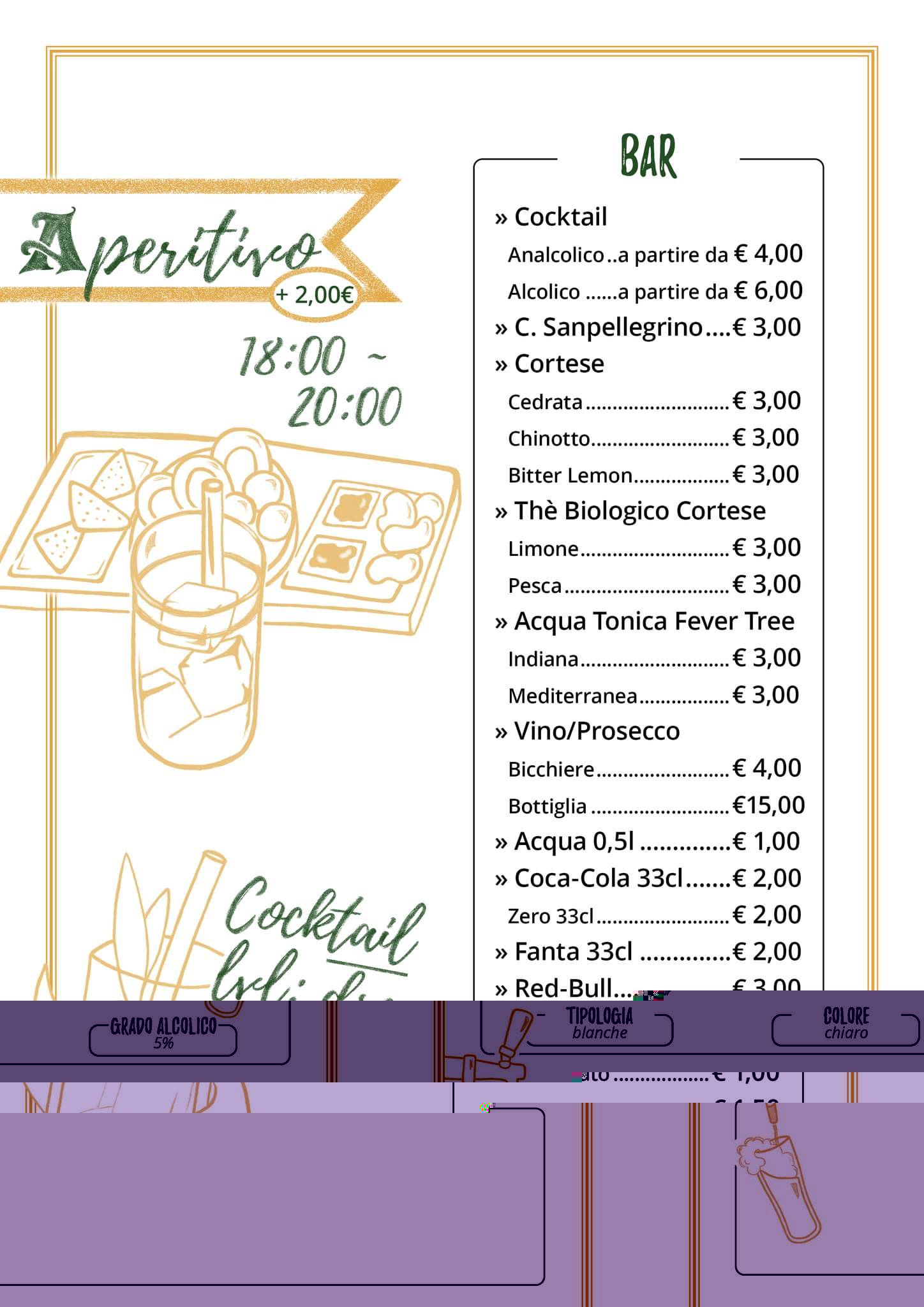 Menu di Green Pub 