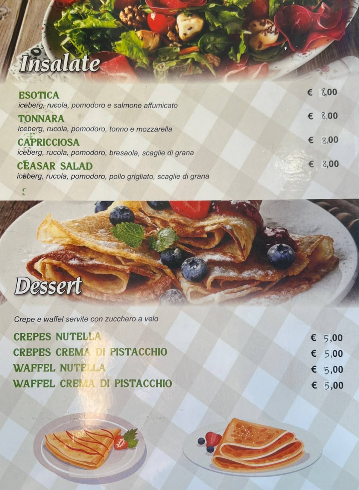 Menu di Kiwi beach 