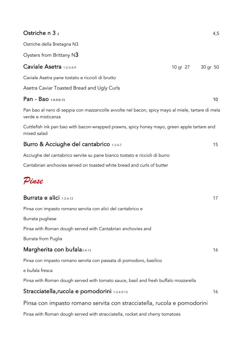 Menu di Vintage Jazz Food & Wine 