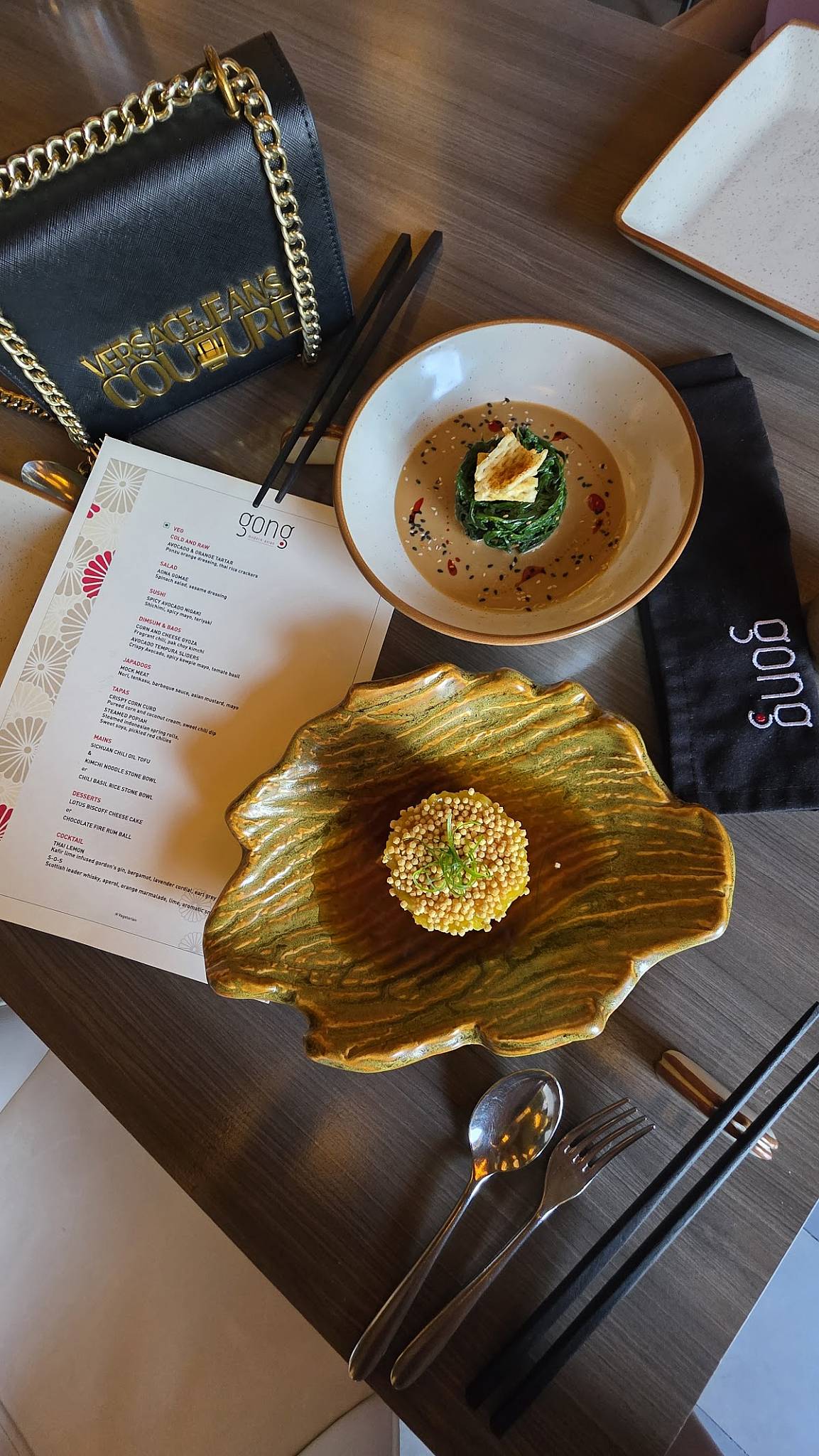 Gong Modern Asian Pune menu