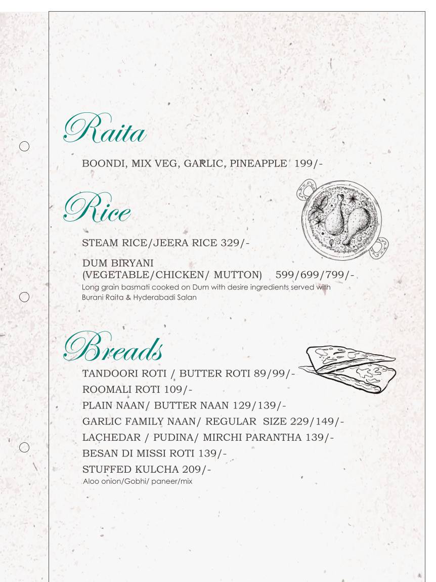 Punjabi By Nature menu